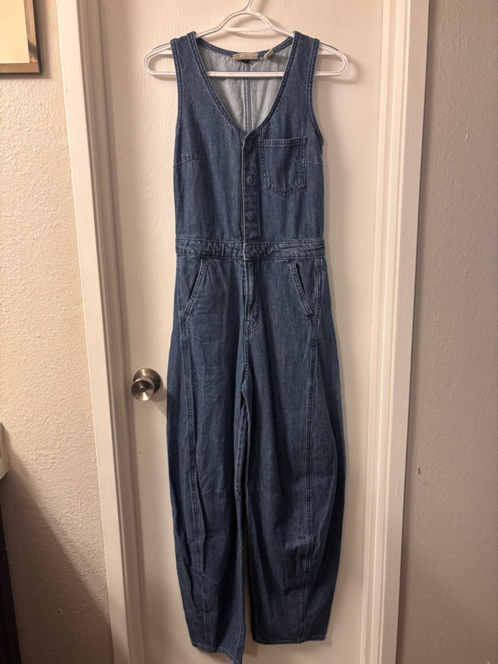 Universal Thread Light Blue Denim Jumpsuit